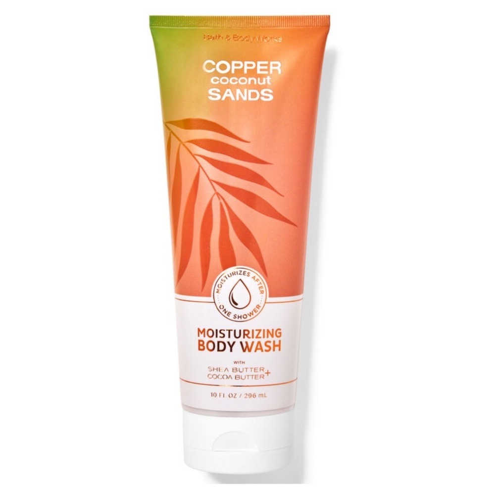 Bath Body Works Copper Coconut Sands Moisturizing Body Wash 10 oz New
